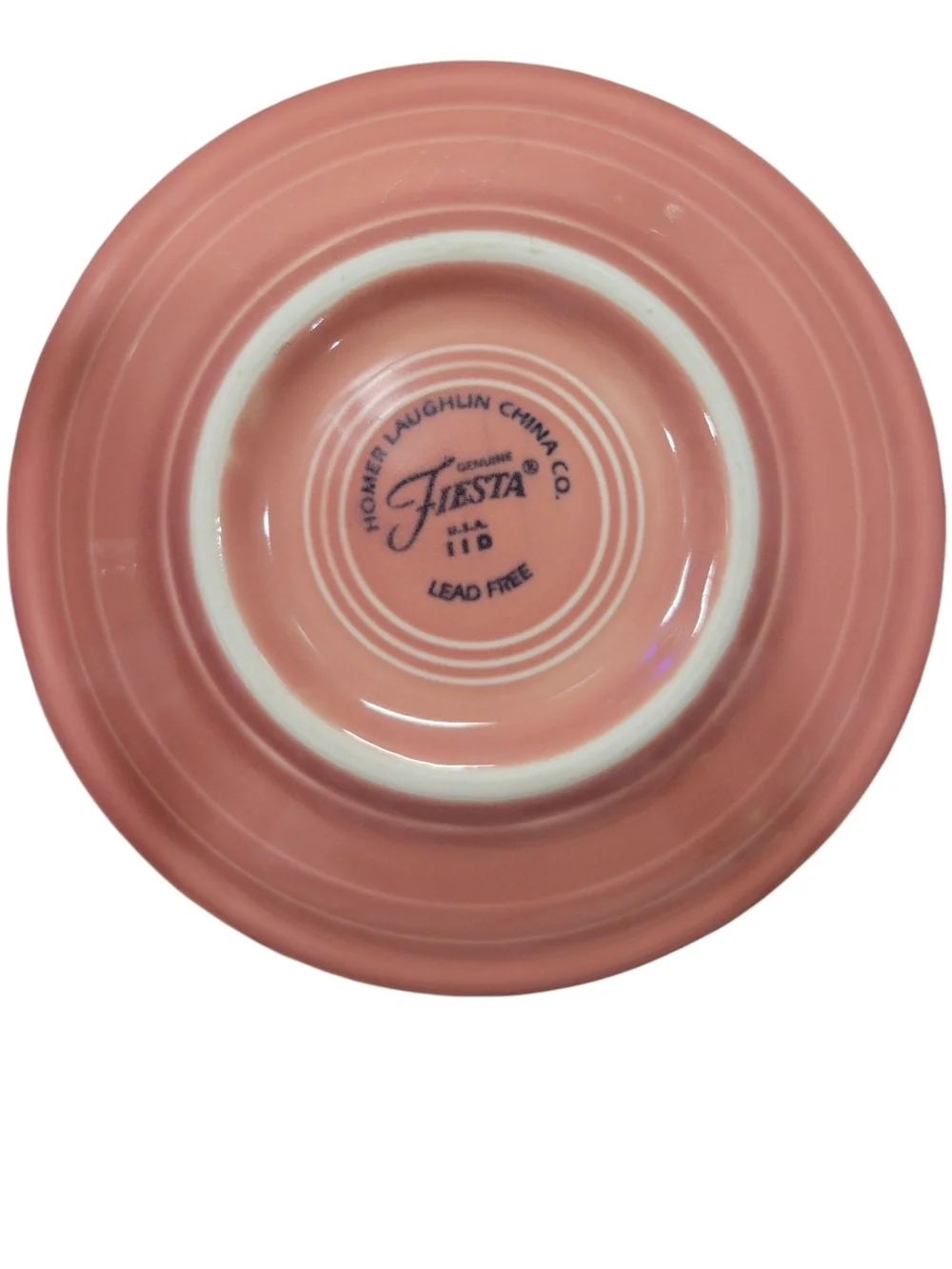 Fiesta® Rose Stick Handle Demitasse Cup & Saucer | Retired Color | EUC